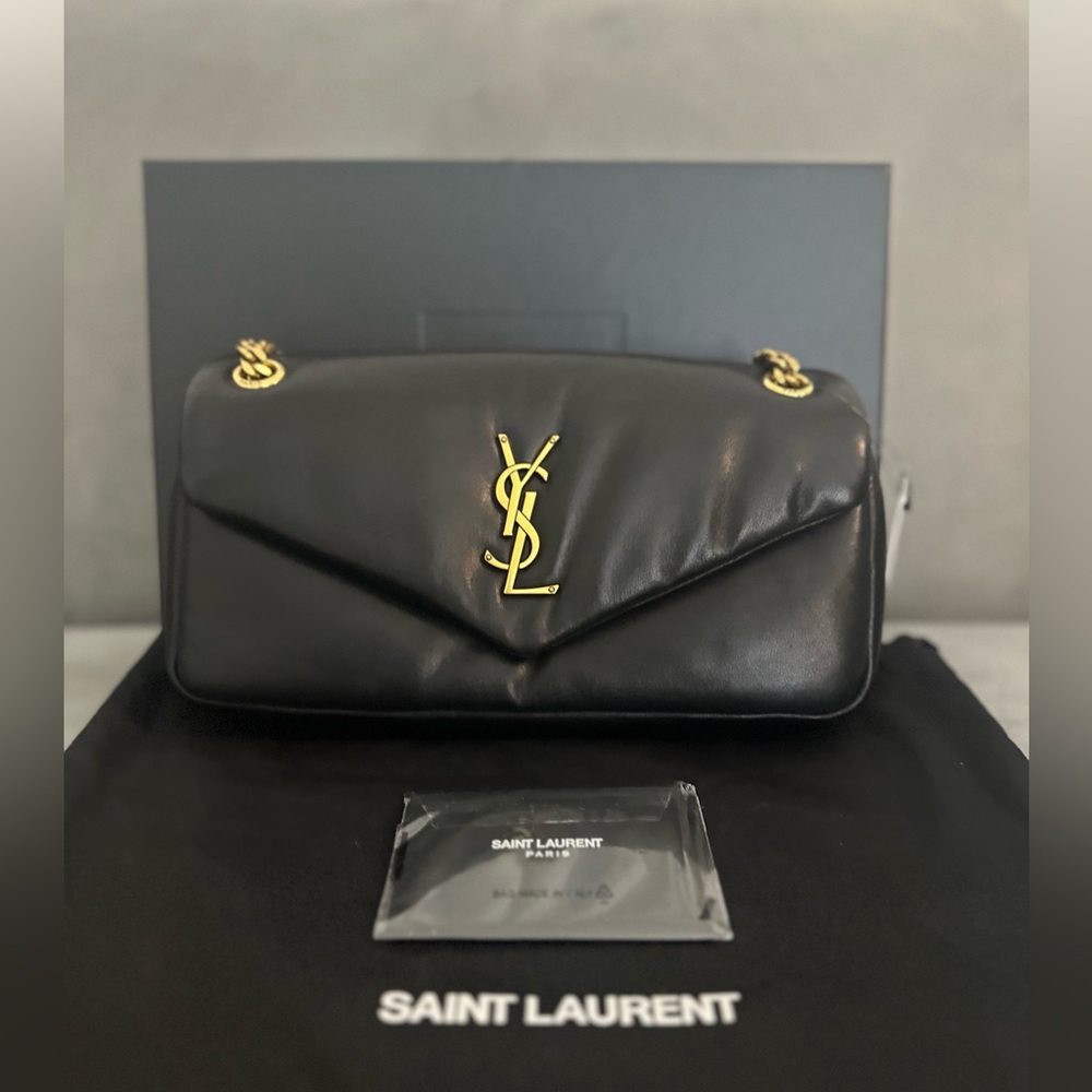 🌟SOLD🌟 NWT YSL Calypso in Plunged Lambskin - Picture 11 of 15